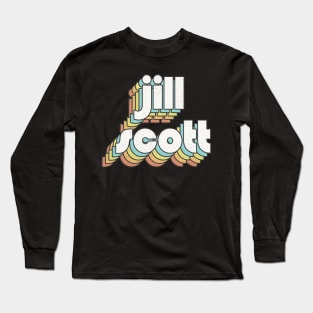 Retro Jill Scott Long Sleeve T-Shirt